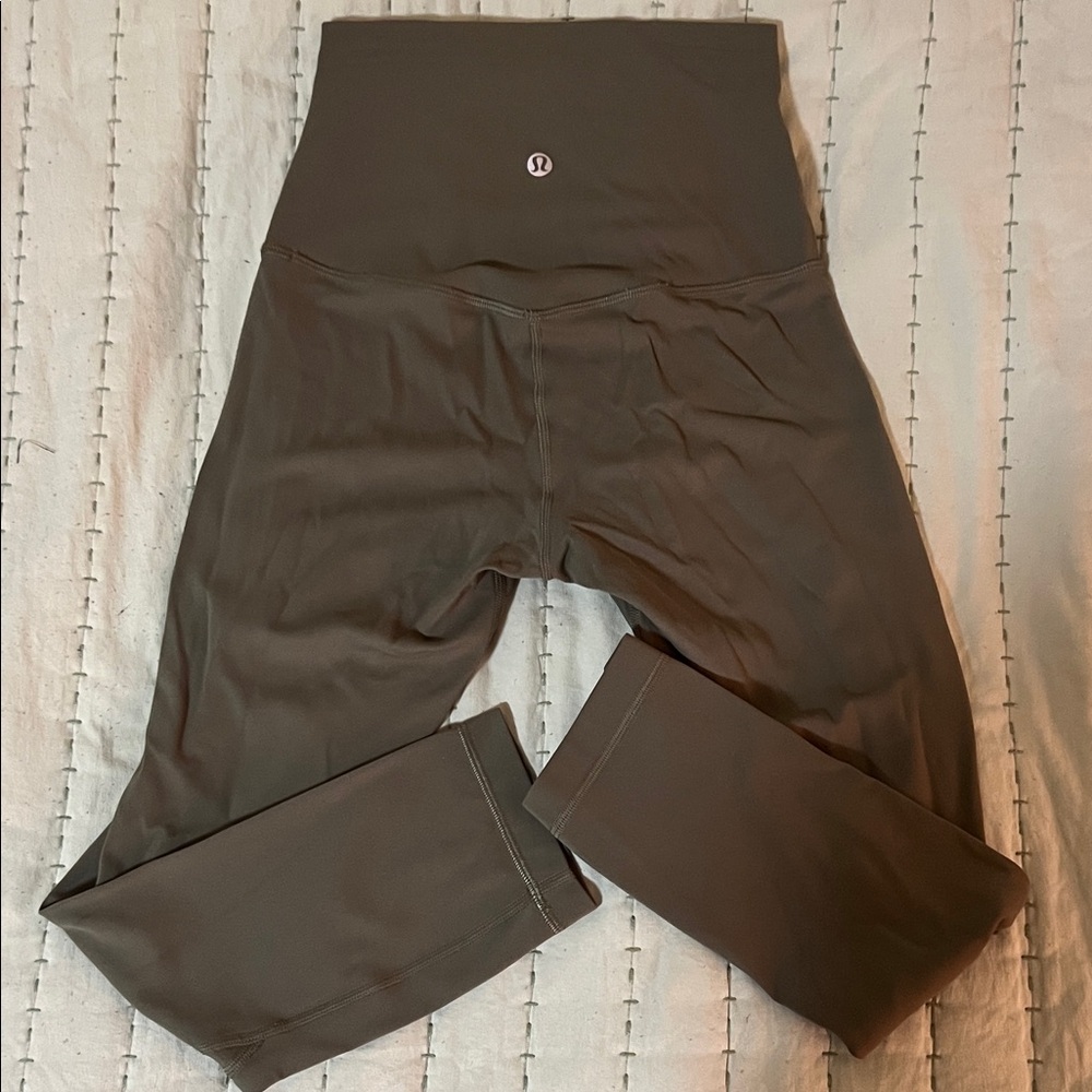 lululemon athletica Kids High-Rise Olive Green Leggings